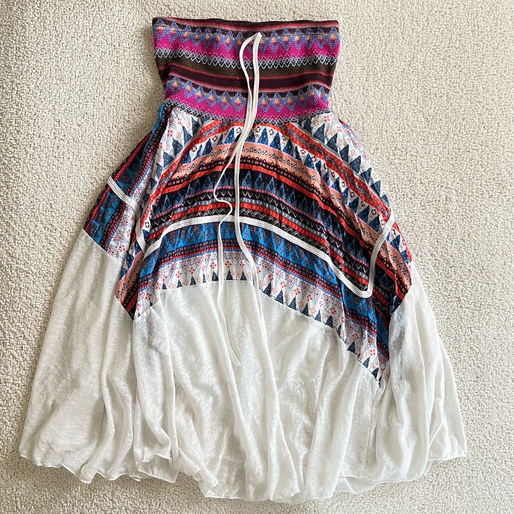 La Cattleya Colorful retro & bohemian summer dress (not size check measurements)